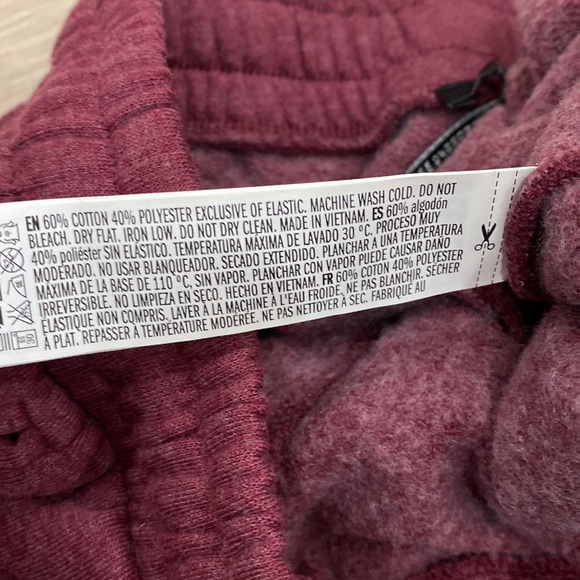 Forever 21 XXI - Maroon Sweatpants - Medium - Picture 6 of 7